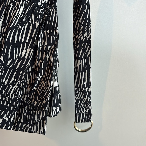 Johnathan Simkhai Adriana Abstract Print One Shoulder Dress Swim Cover-Up - Picture 5 of 11